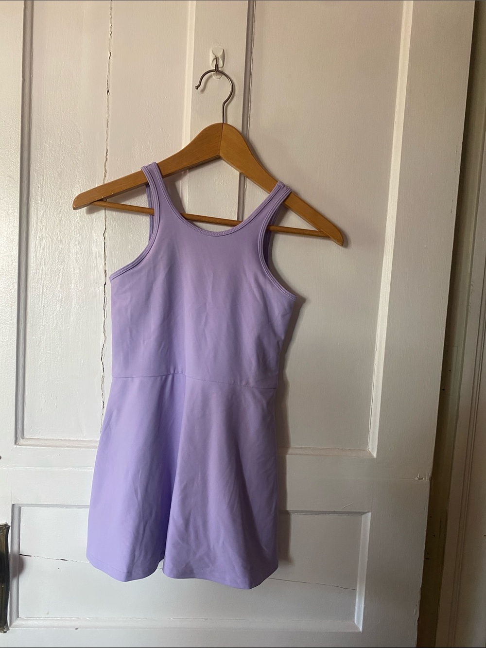 Old Navy Lavender Tank Dress with Racerback and built in shorts